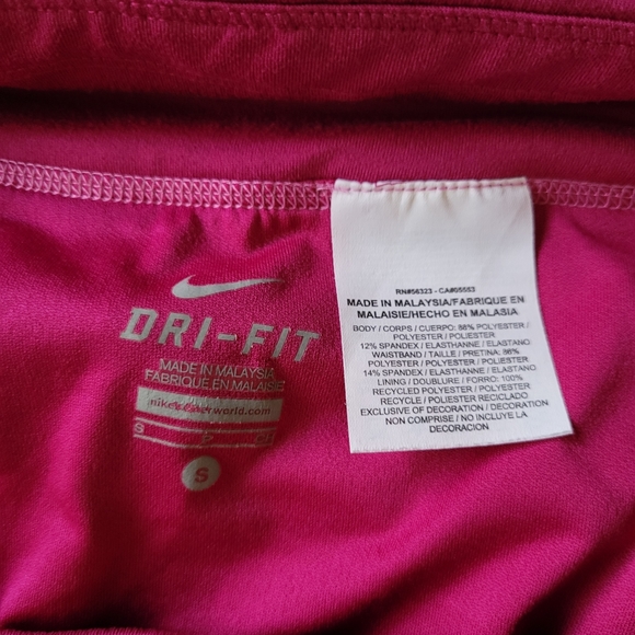Nike Running Dri-FIT Pink Triangle Print Shorts - Size S - Picture 3 of 8
